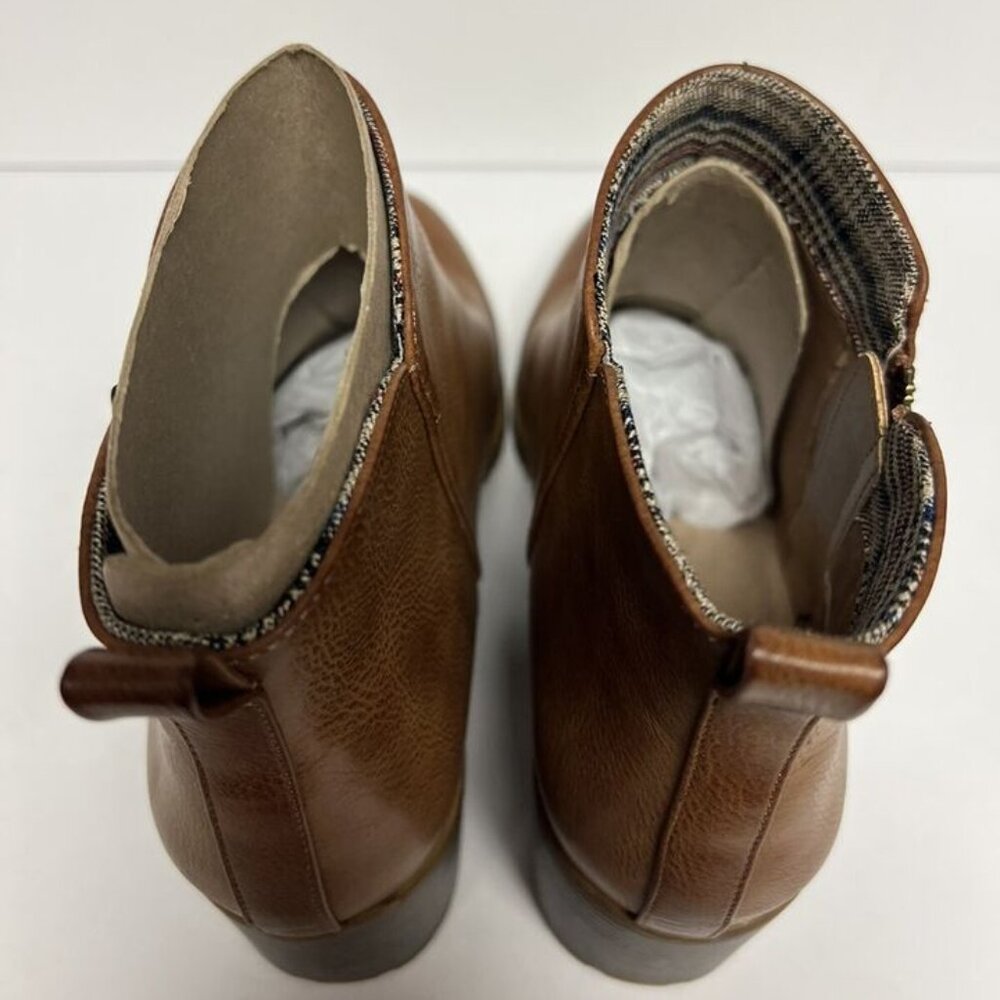 Lifestride Womens Michelle Ankle Booties Brown, Size 11 M - Picture 4 of 6